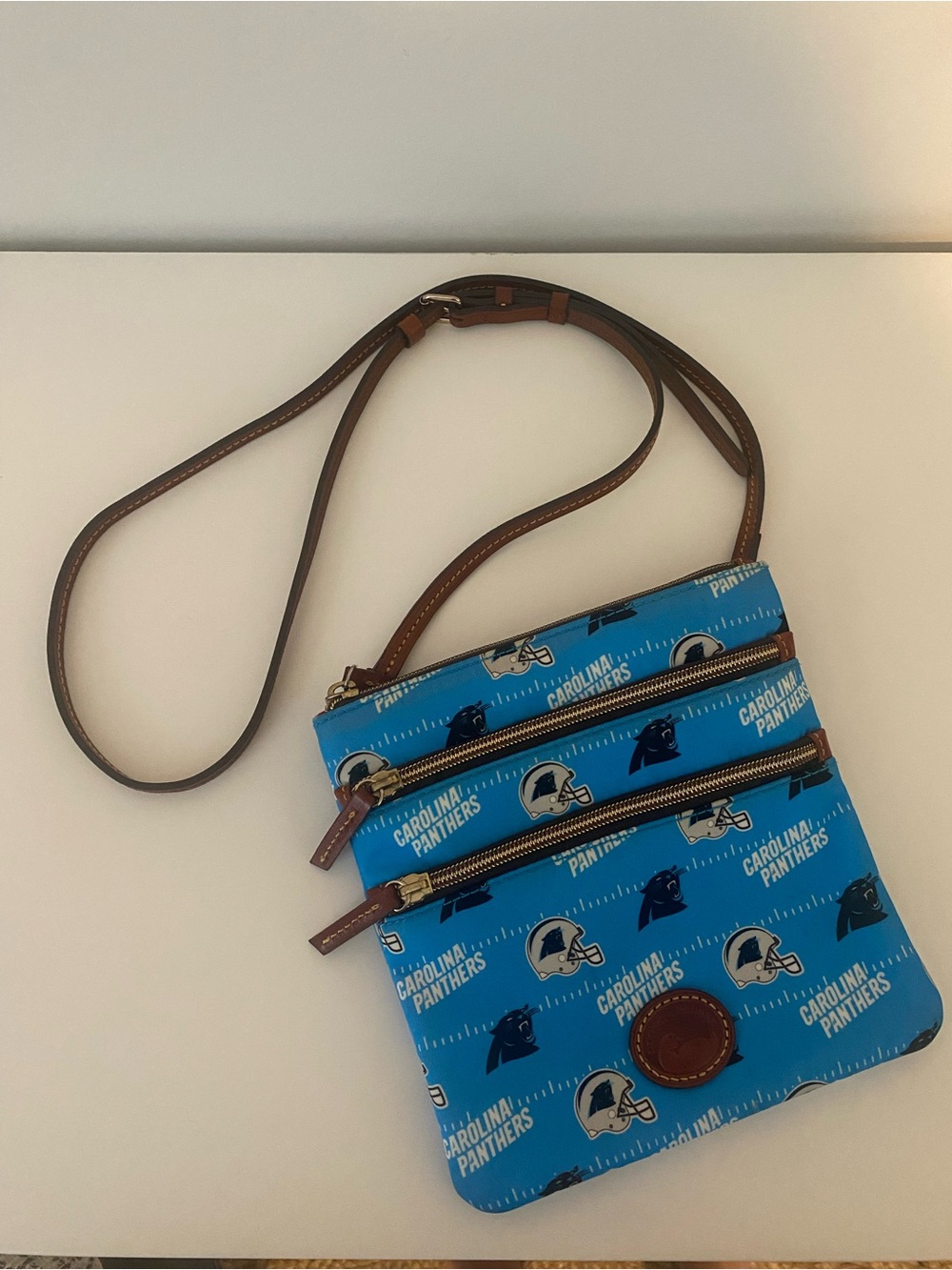 Dooney & Bourke Carolina Panthers 3 Zip